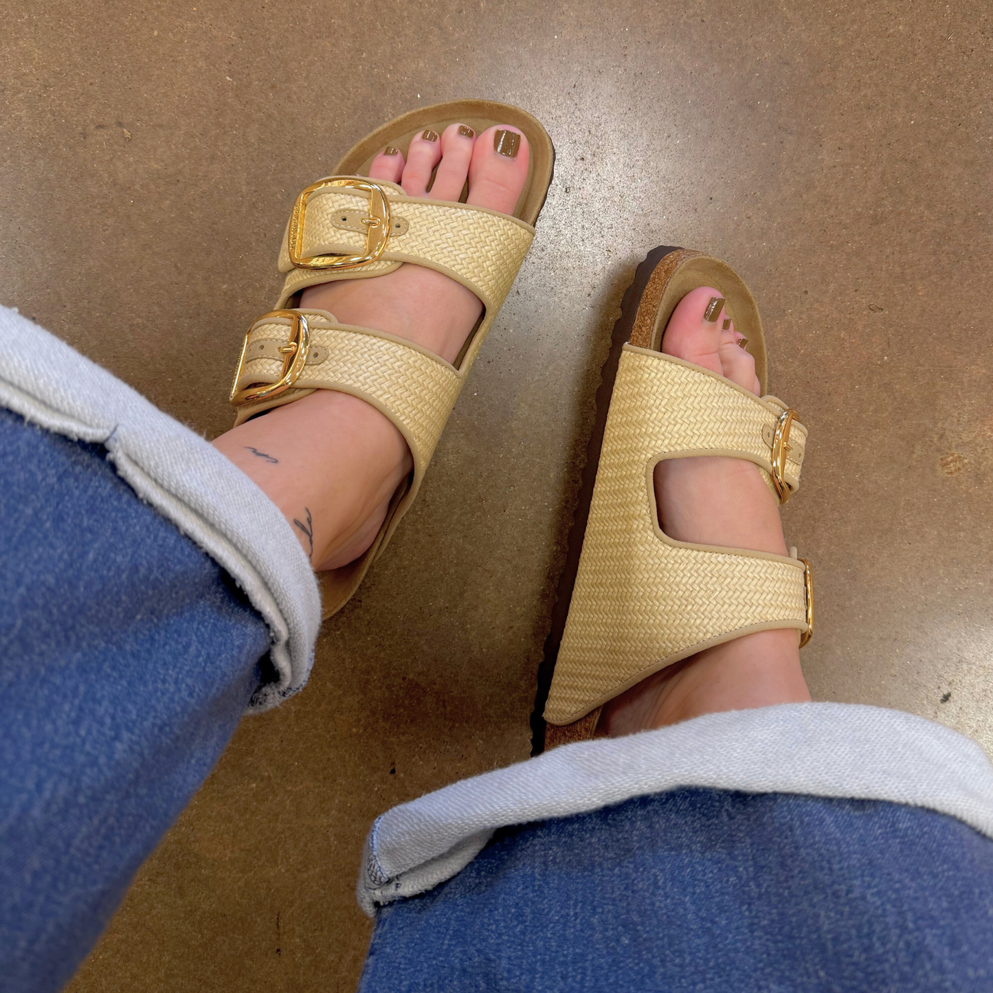 Arizona Big Buckle Raffia